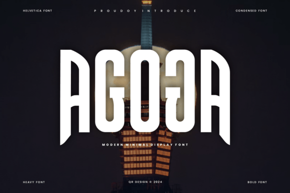 Agoja: A Modern Typeface for Digital Marketing