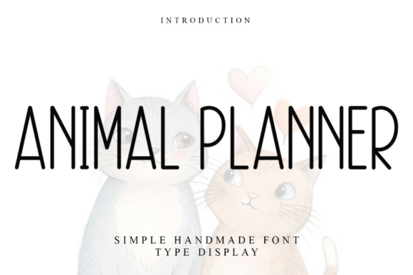 Animal Planner Font for Web Design