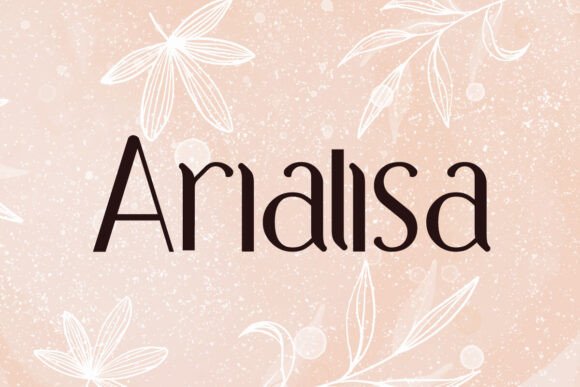 Arialisa: A Font for Business Elegance