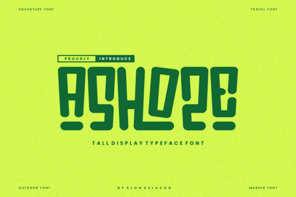 Ashoze: A Modern Sans Serif Font