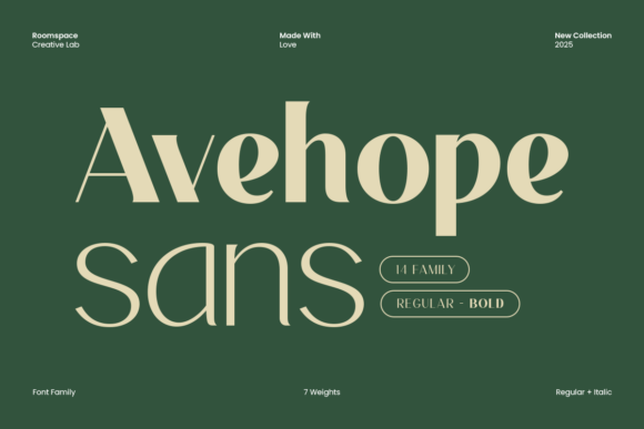 Avehope Sans: Modern Font for Business