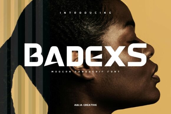 Badexs: A Bold Sans Serif for Creative Projects