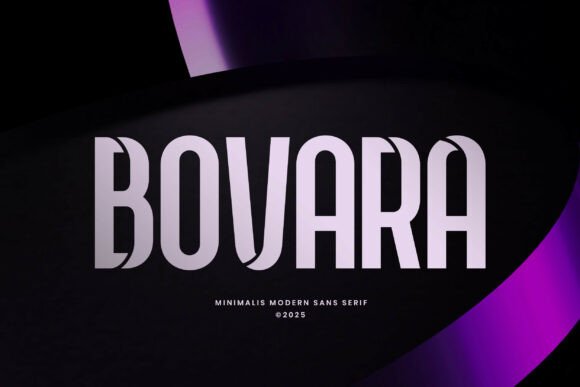 Bovara: A Modern Font for Business Branding