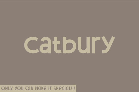 Catbury Font: Modern Sans Serif for Editorial Design