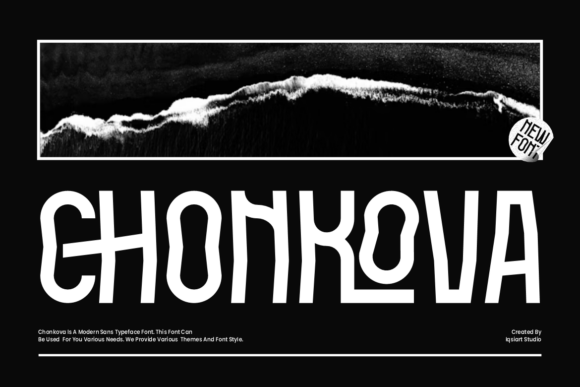 Chonkova: A Quirky Sans Serif Font