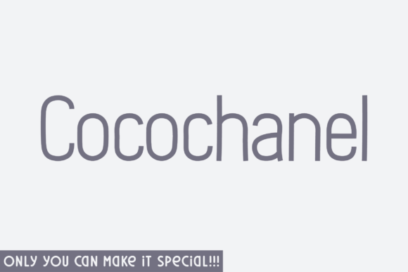 Cocochanel: A Professional Sans Serif Font