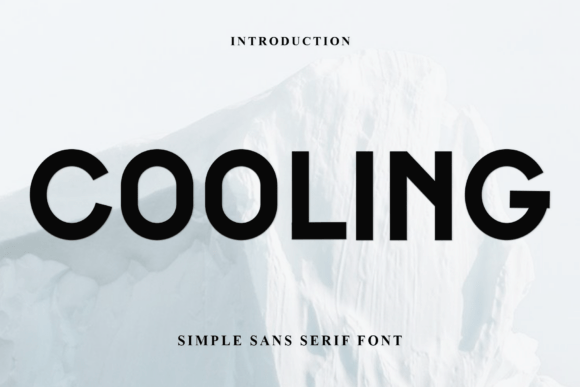 Cooling: A Font for Calm Design