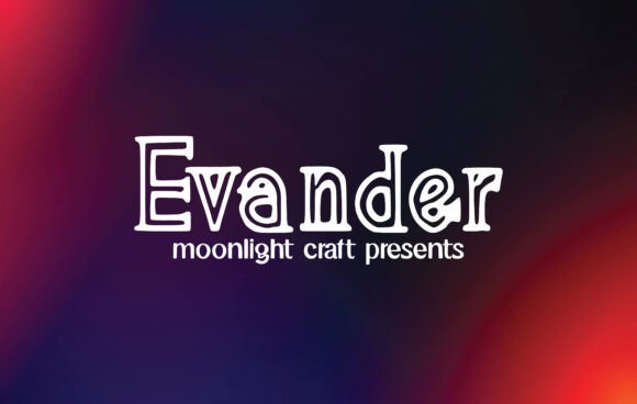 Evander: A Modern Typeface for Marketing