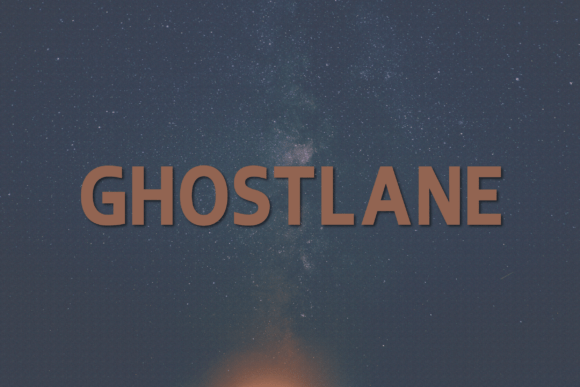 Ghostlane: A Modern Font for Digital Marketing