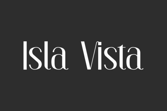 Isla Vista Font: Modern Simplicity for Makers