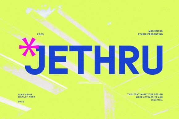 Jethru Font: Timeless Sans Serif for Crafters