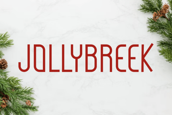 Jollybreek Font: Modern, Festive, and Versatile