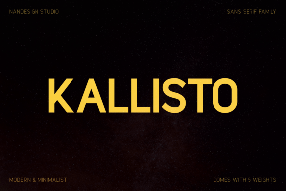 Kallisto: A Font for Polished Branding