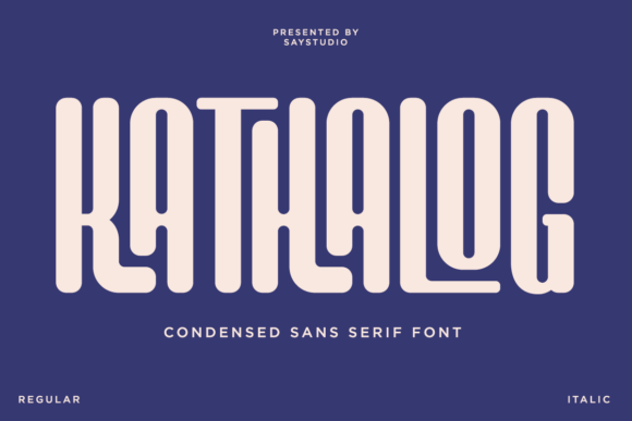 Kathalog: A Professional Font for Business