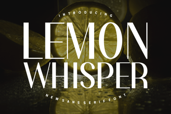 Lemon Whisper Font: Modern Typography