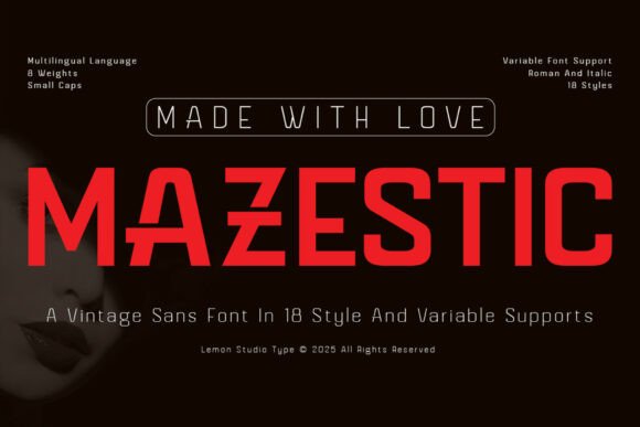 Mazestic: A Font for Timeless Design