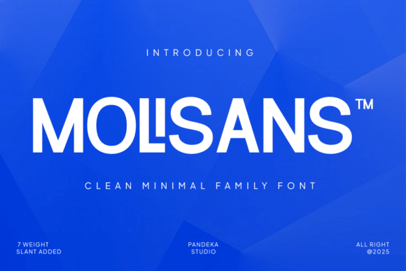 Molisans: A Modern Typeface for Digital Marketing