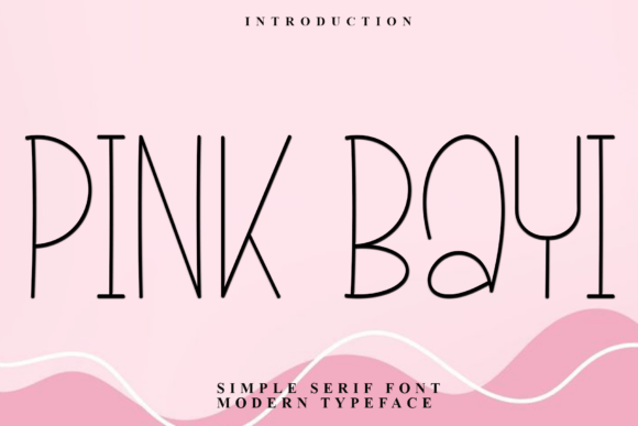 Pink Bayi Font for Business