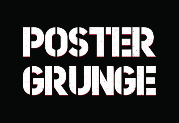 Poster Grunge: A Bold Font for Web Design