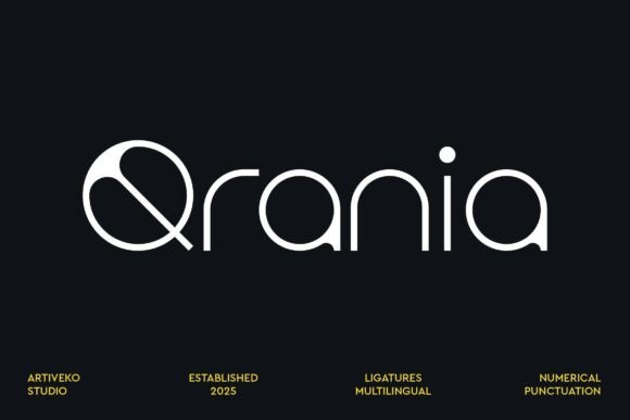 Qrania: A Elegant Sans Serif for Designers
