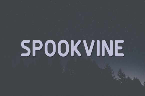 Spookvine: A Modern Sans Serif for Creative Projects