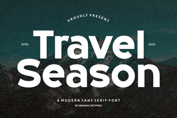 Travel Season: A Bold, Versatile Sans Serif